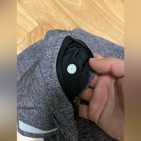 Lululemon tracker shorts (dark gray) size 6 - Picture 3 of 3